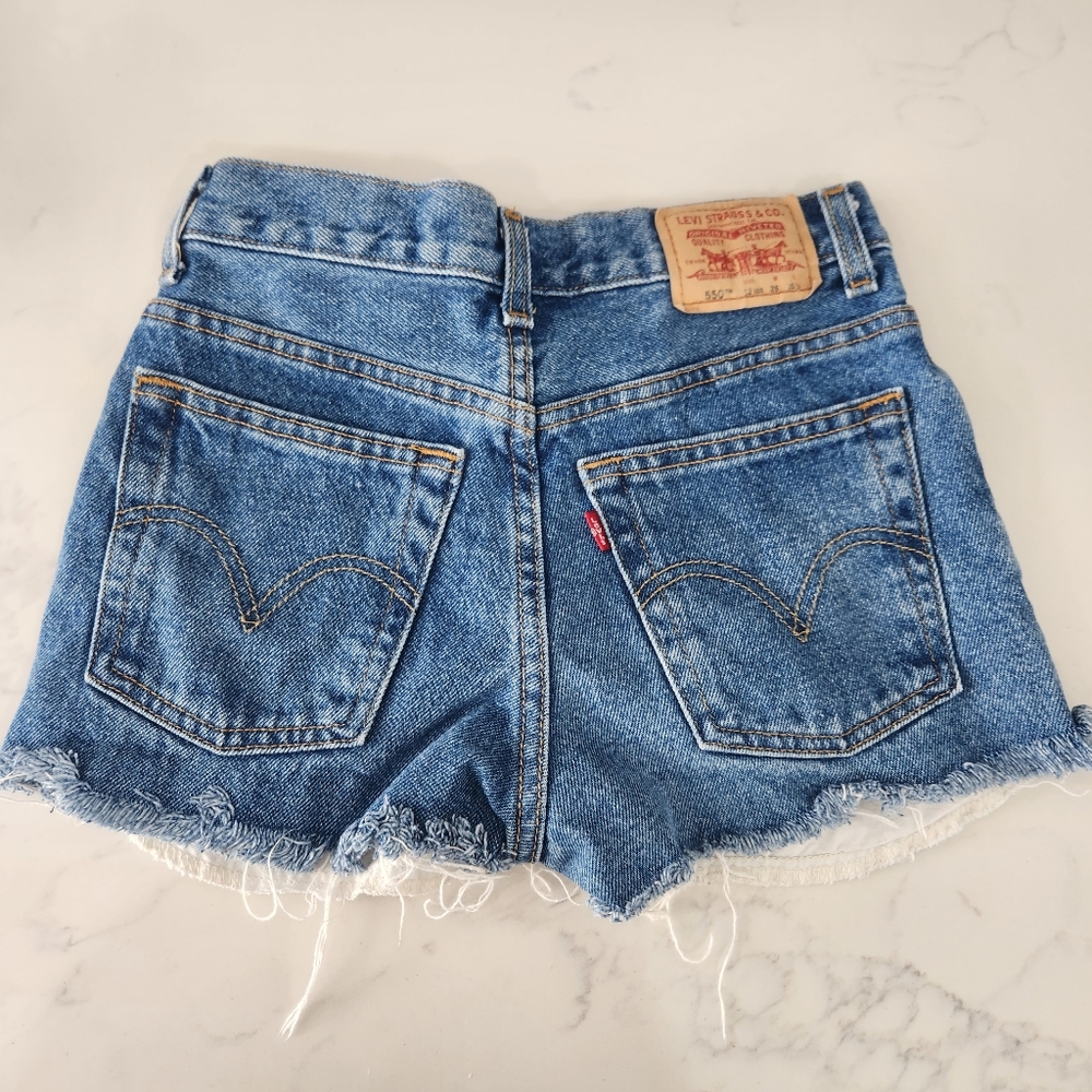 Vintage Levis Denim 550 Cut Off Shorts